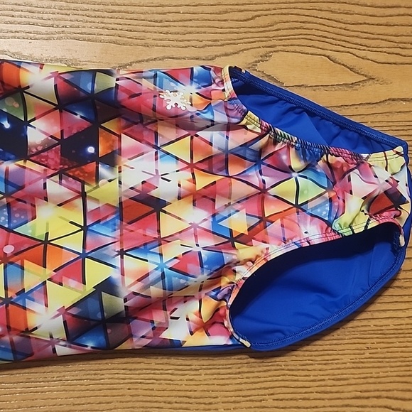 Snowflake Gymnastics Leotard Adult Size L - Picture 3 of 10